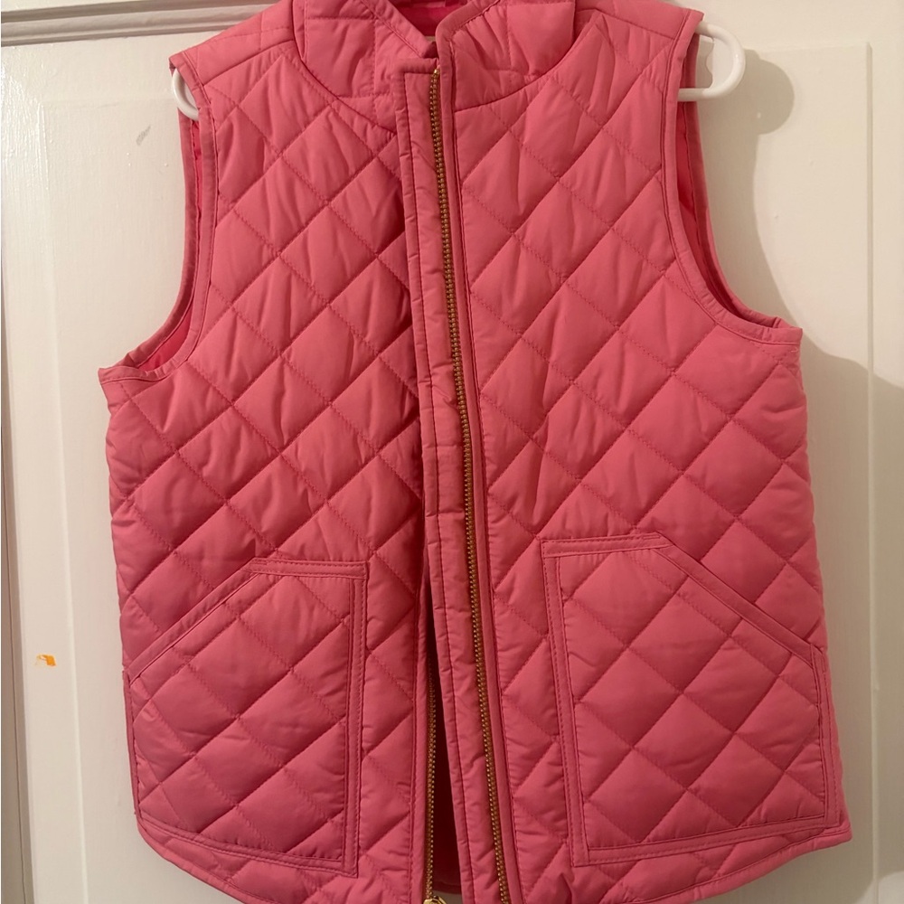 Crewcuts Quilted Pink Sleeveless Puffer Vest